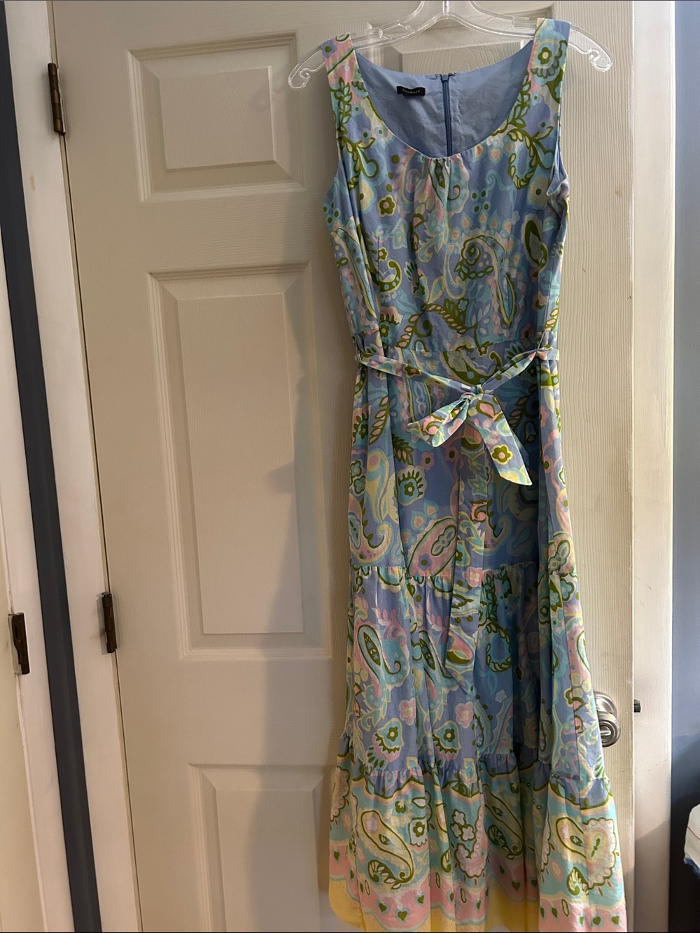 Lovely Talbots Maxi Dress-cotton lined